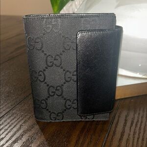 Gucci Vintage GG Canvas and Leather Agenda